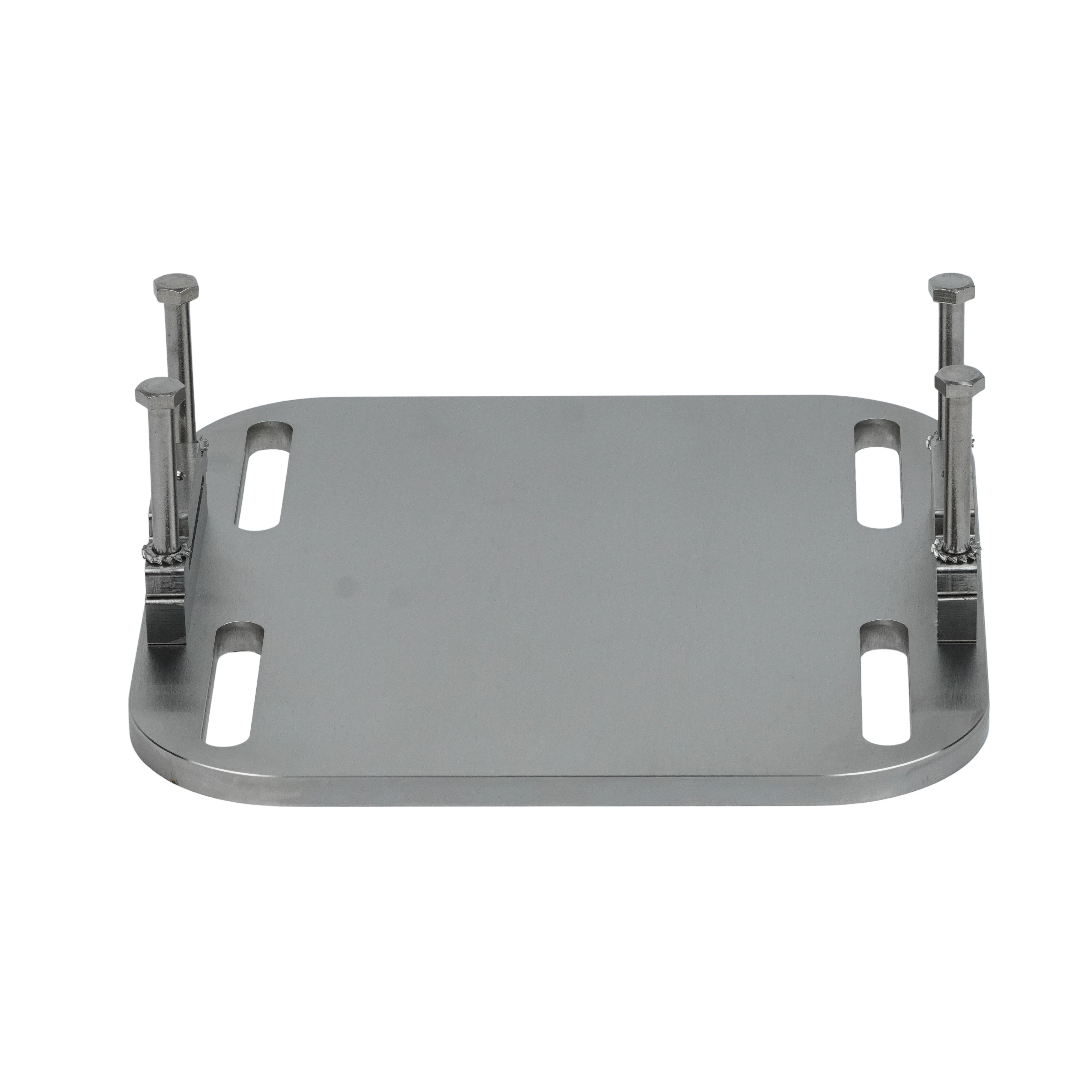 Anklemm-Montageplatte für Einzelsäulen eckig