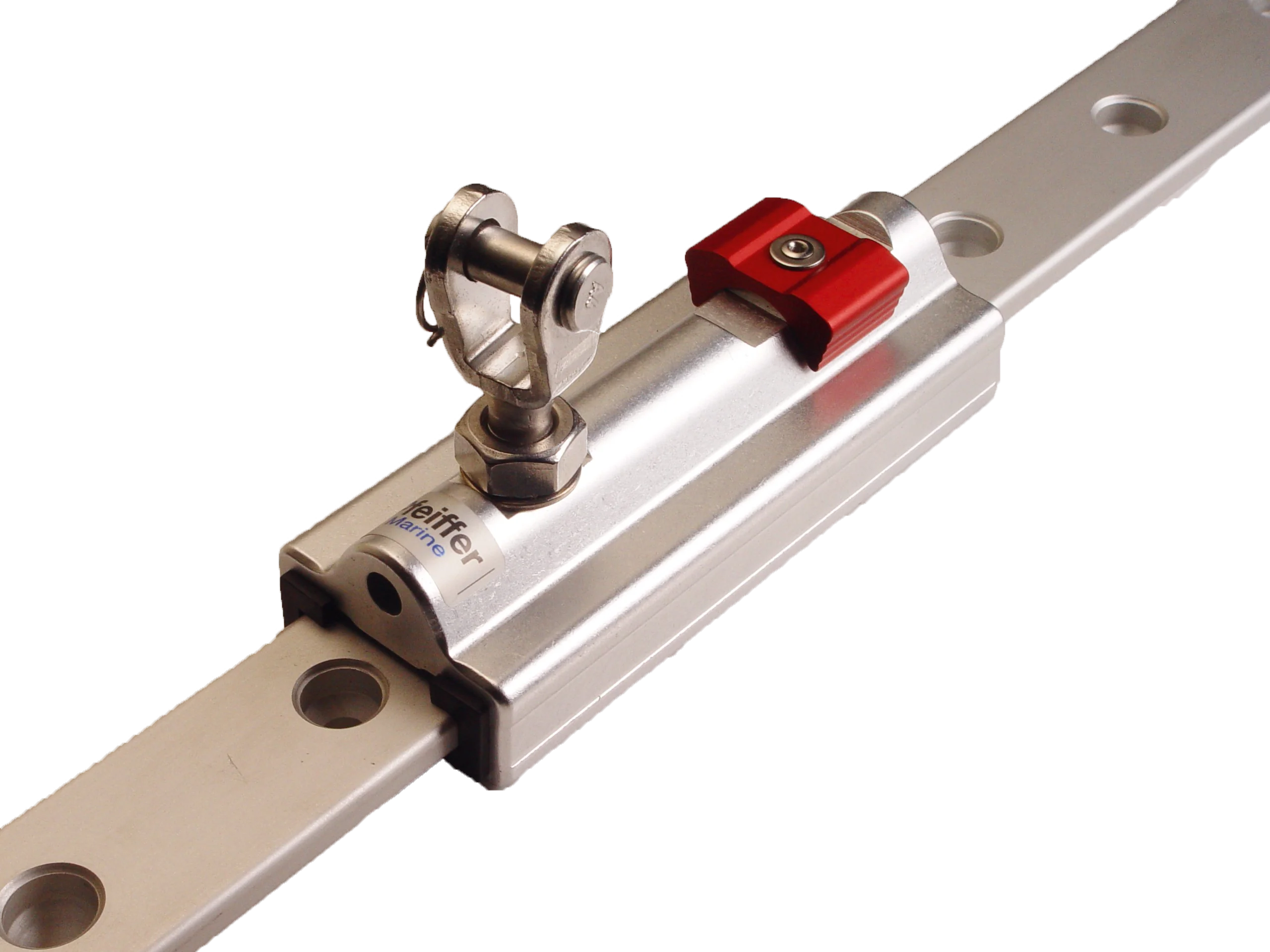 Schlitten mit drehbarer Gabel