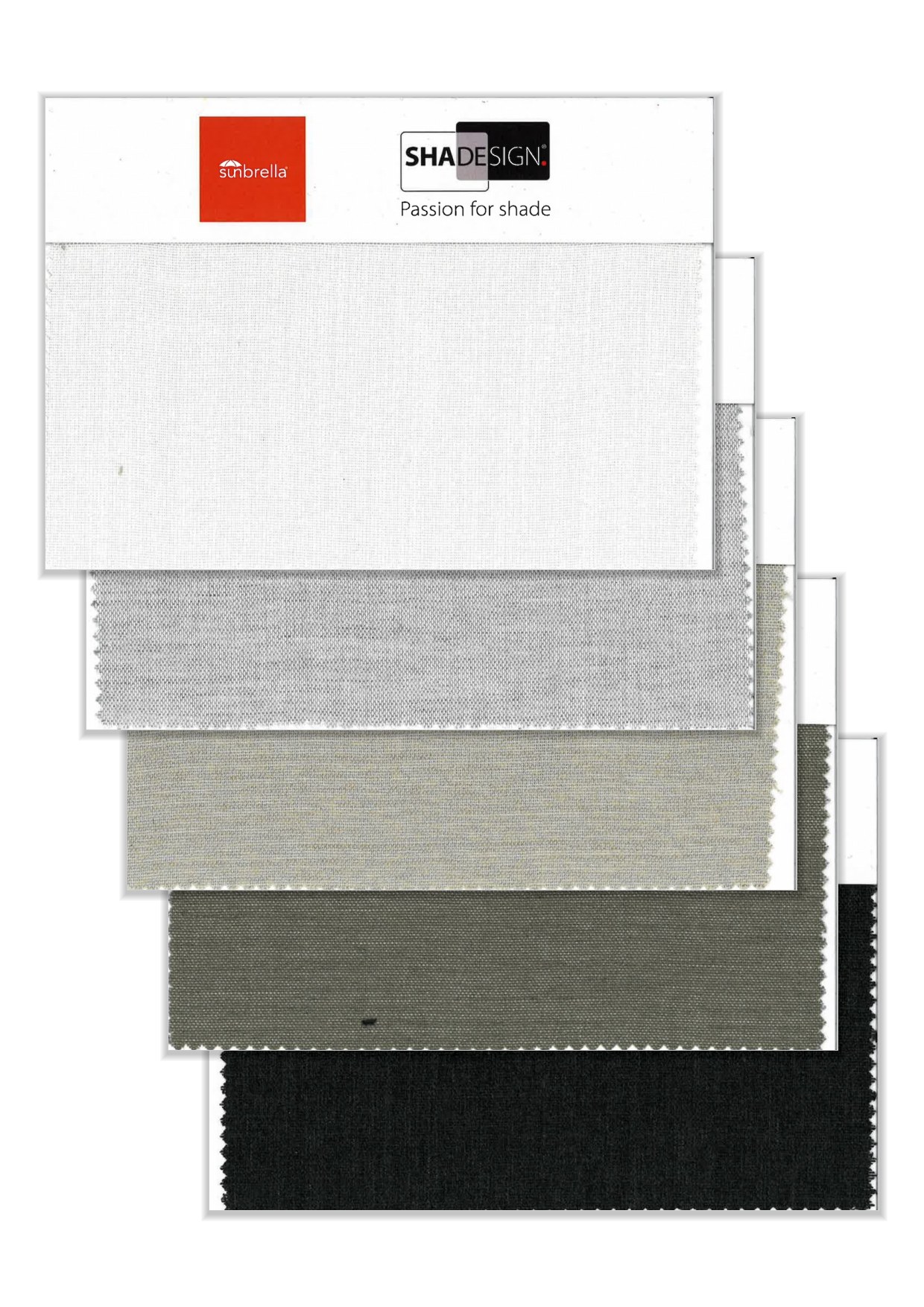 Sunbrella | Musterkarten-Set | Velum XL, 5 Farben