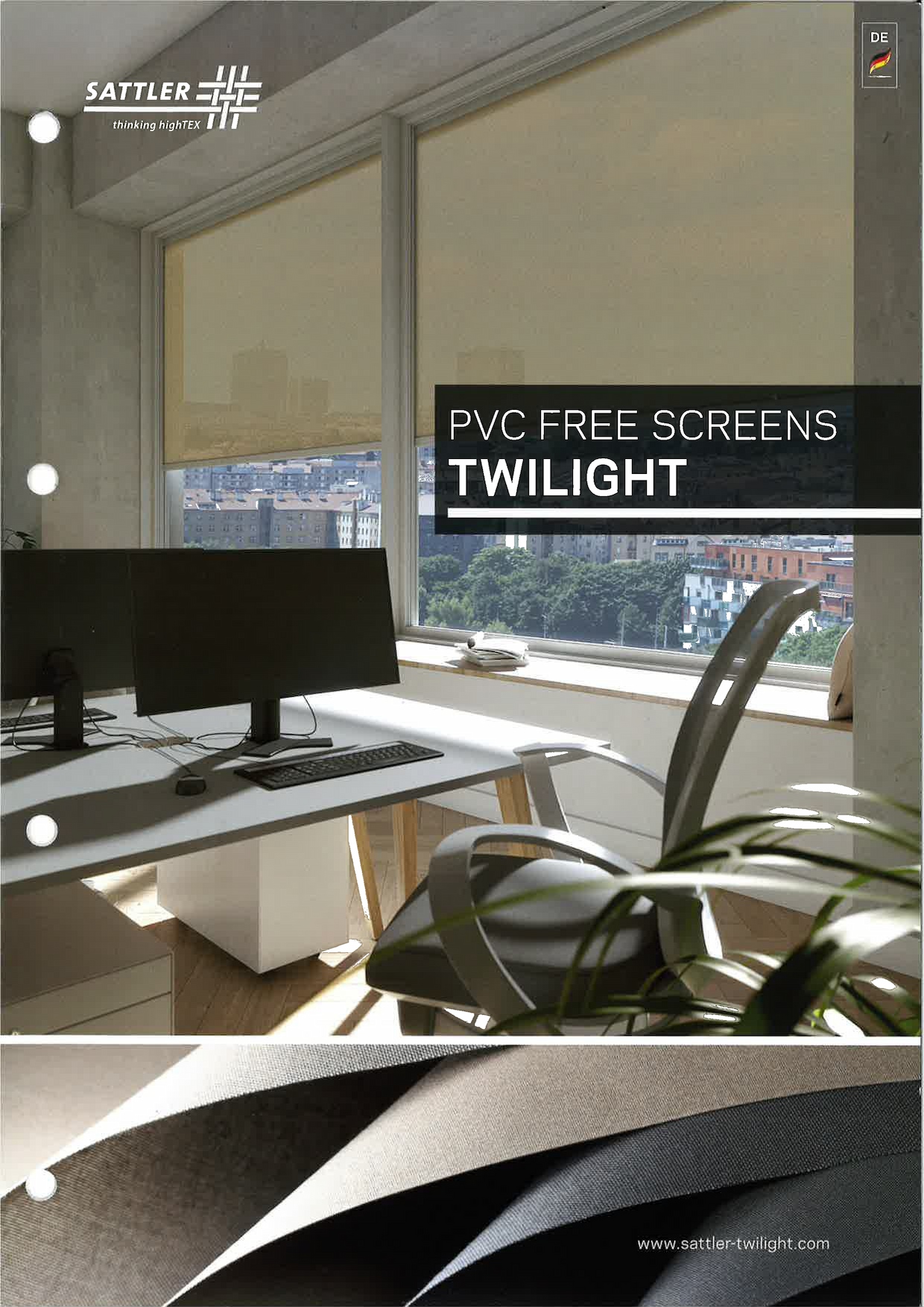 Sattler | Broschüre | Twilight – PVC-freie Screens