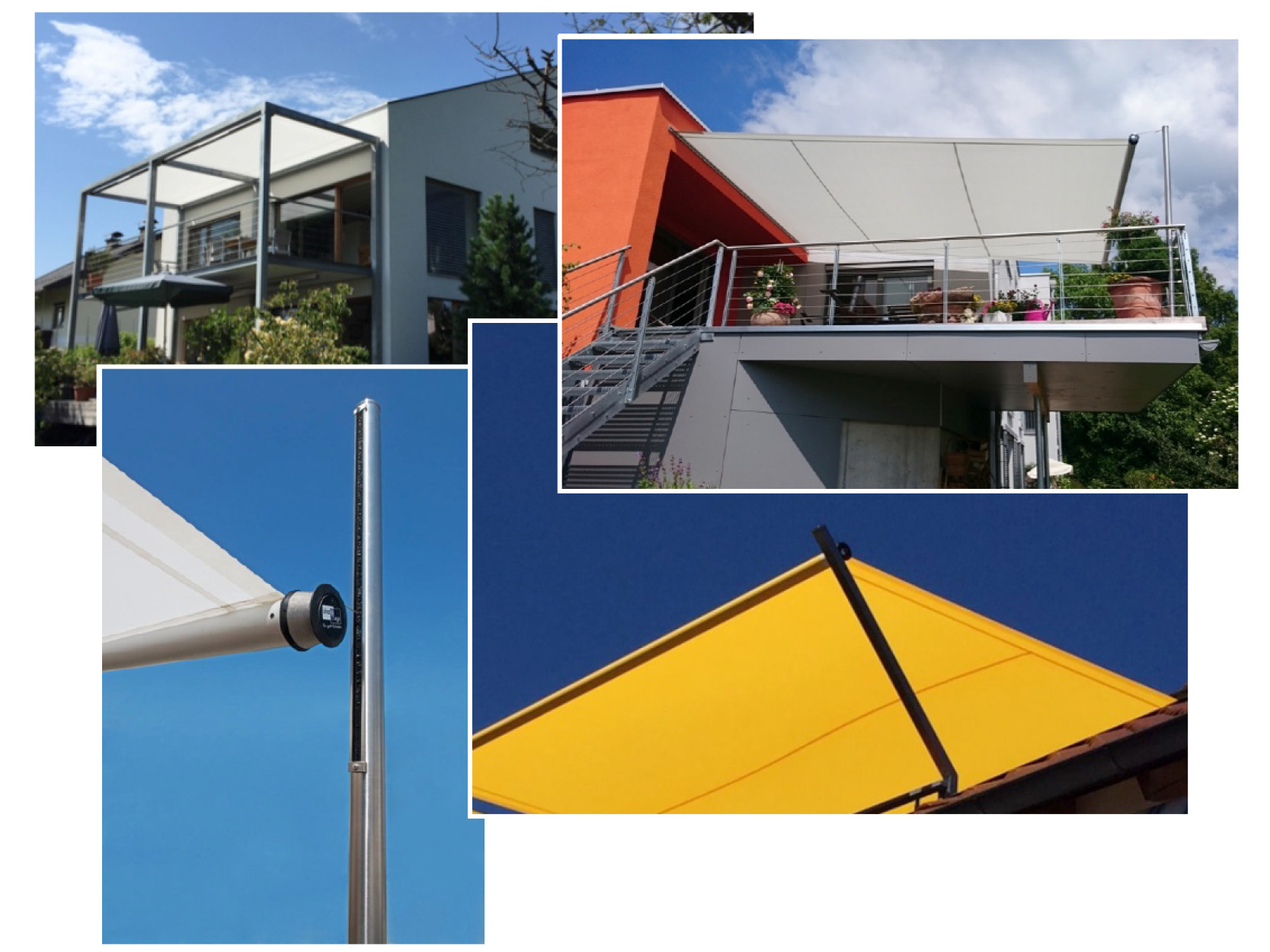 Systeme STRUCTURE und INOX sowie Säulenvarianten