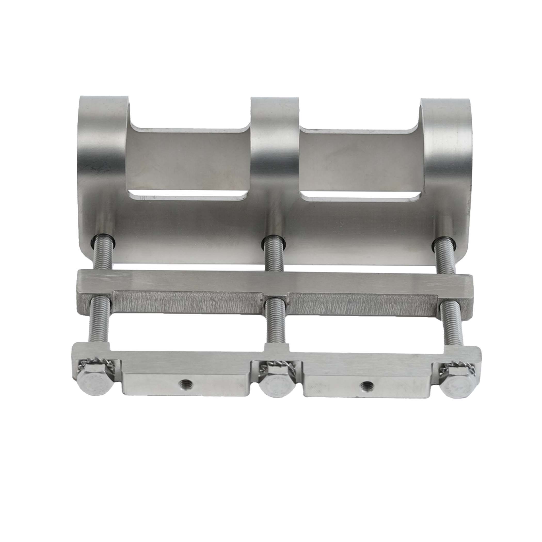 Montagekonsole Hand/Fußlauf für Geländer-Doppelsäule eckig