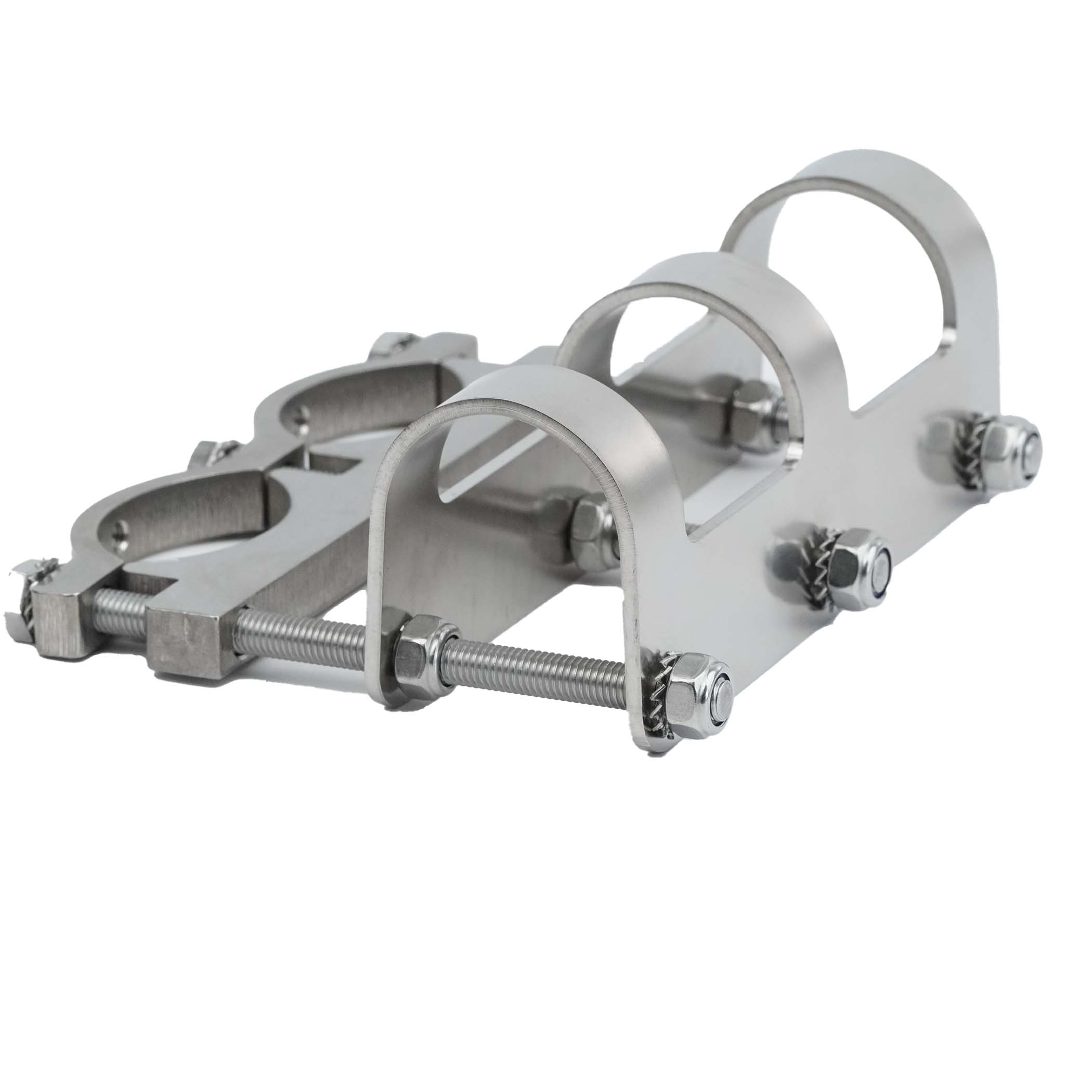 Montagekonsole Hand/Fußlauf für Geländer-Doppelsäule rund