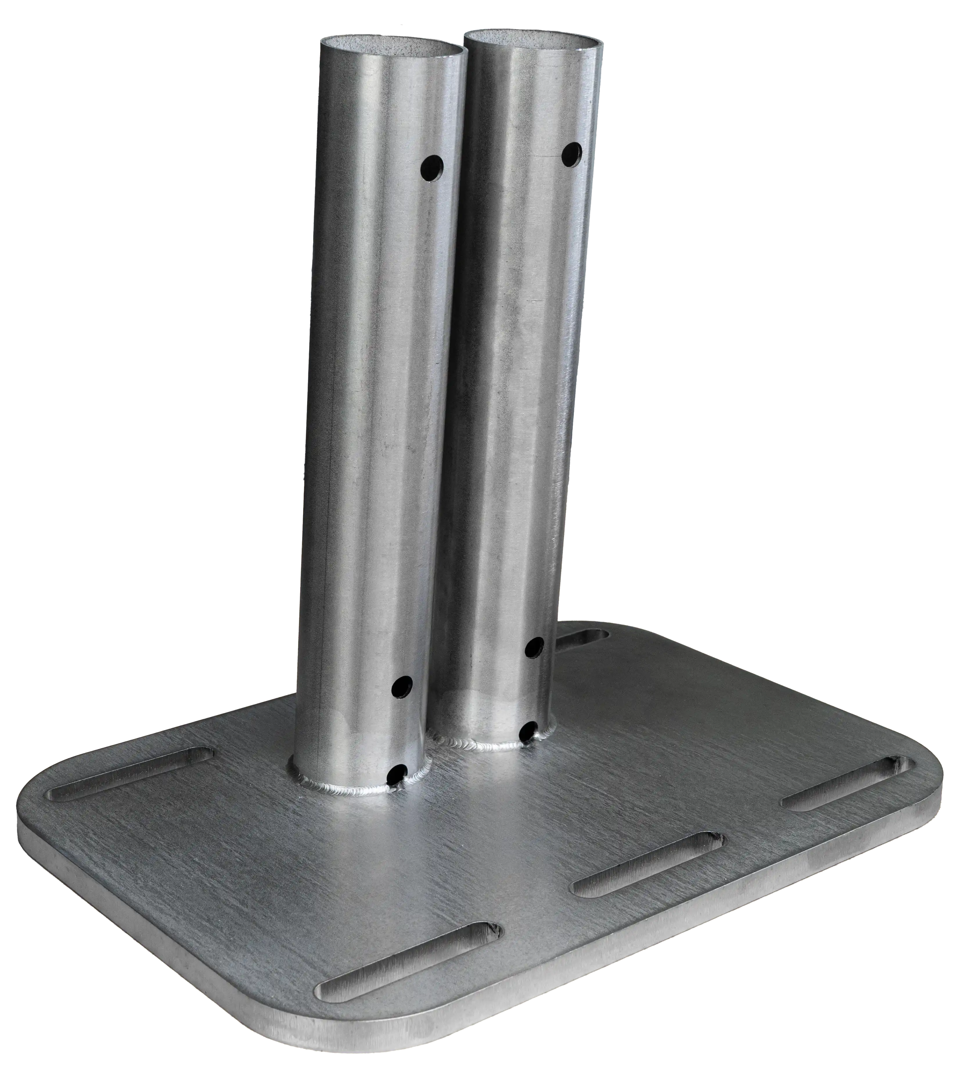 Bodenplatte für 5° Doppelsäule