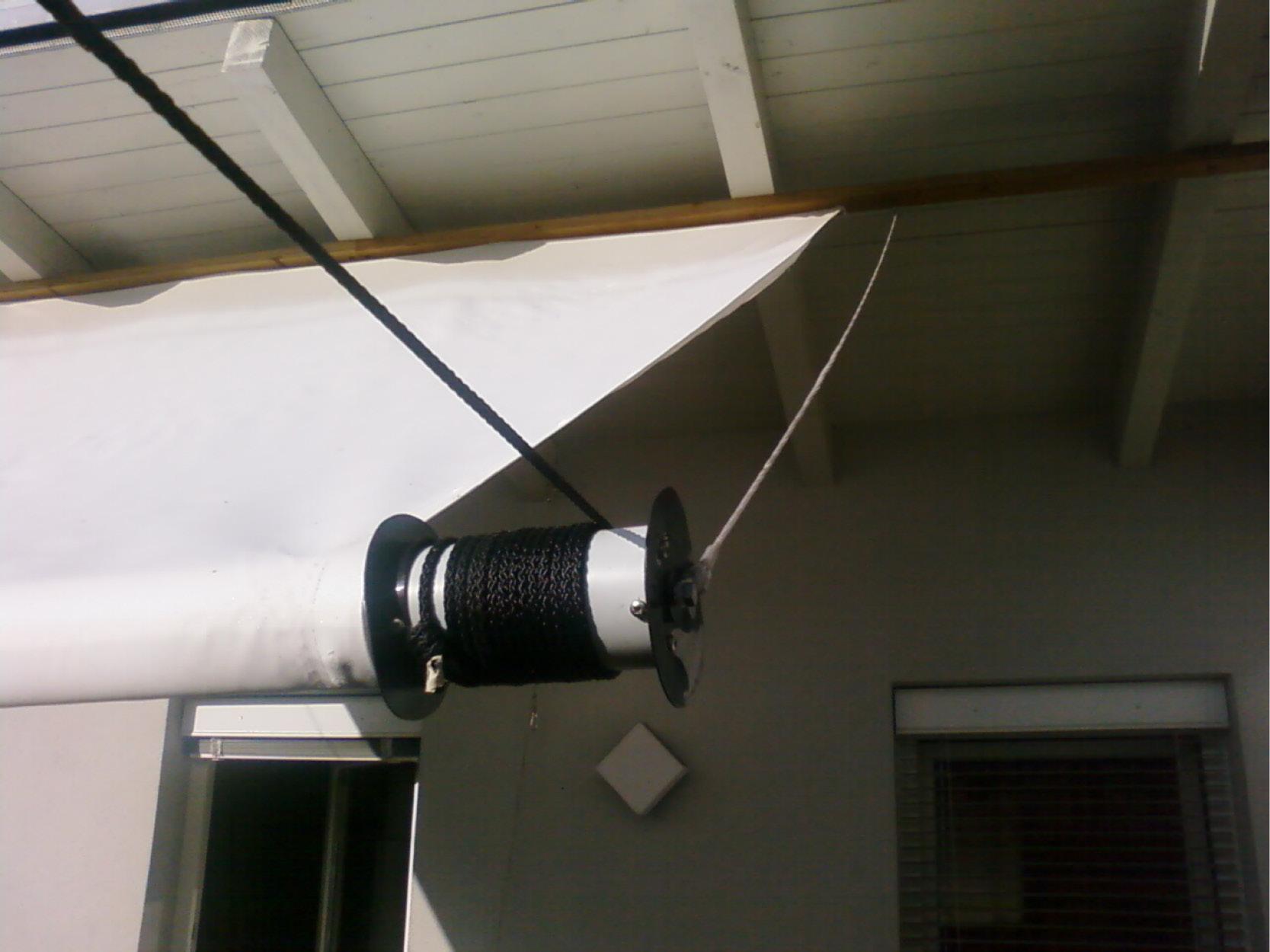 Erstes Funktionsmuster SHADE Detailansicht Wickelmechanismus