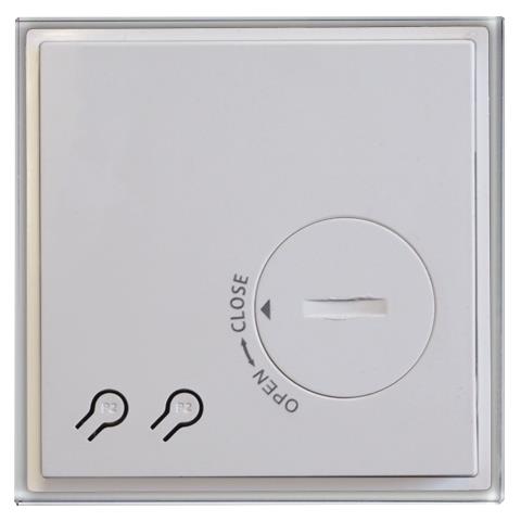 E-SHADE Wandsender Plano 1 – Rückseite mit Batteriefach