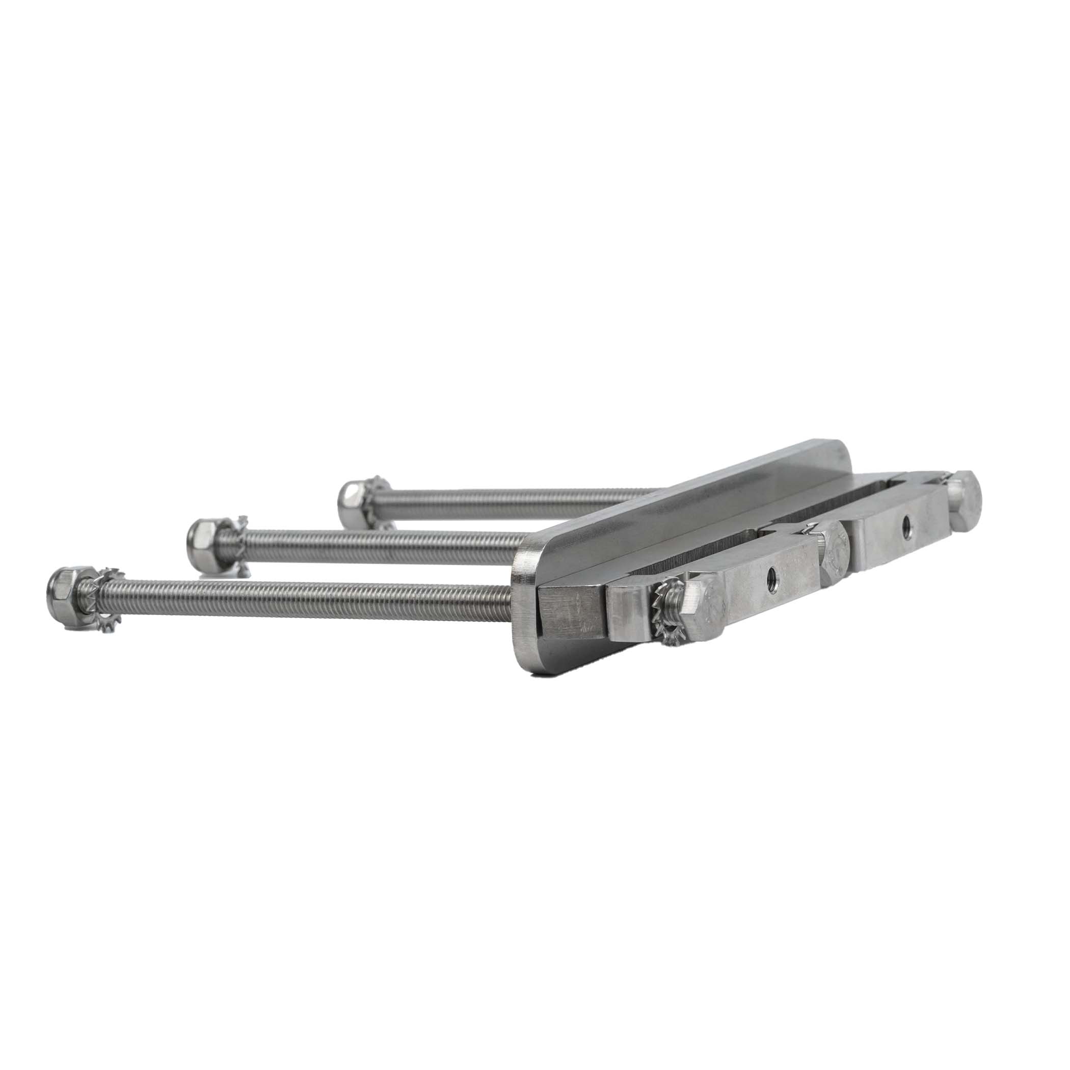 Montagekonsole mit Konterplatte für Doppelsäule eckig